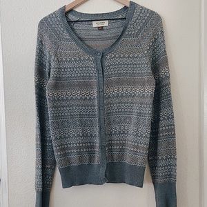 3/$12🔥 Sonoma Fair Isle Cardigan Sweater